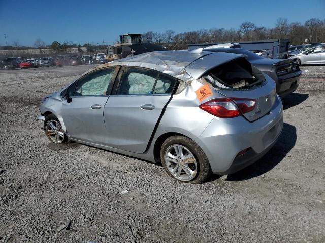 3G1BE6SM3JS607462 - 2018 CHEVROLET CRUZE LT SILVER photo 2