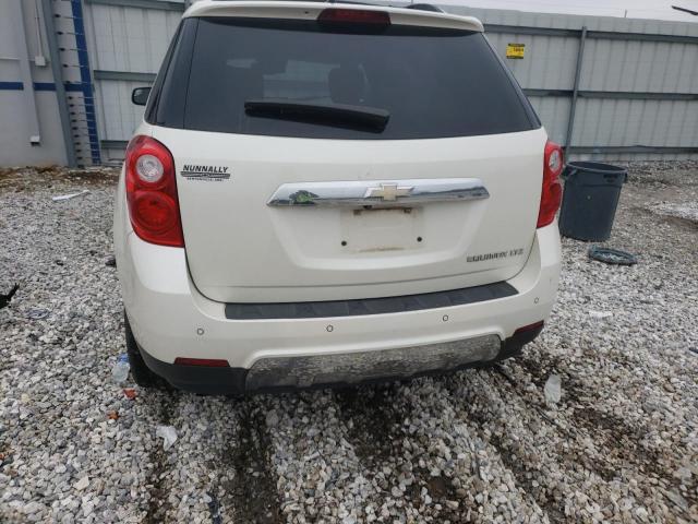 1GNALDEK1EZ107789 - 2014 CHEVROLET EQUINOX LTZ WHITE photo 6