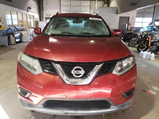 KNMAT2MV3FP518195 - 2015 NISSAN ROGUE S RED photo 5