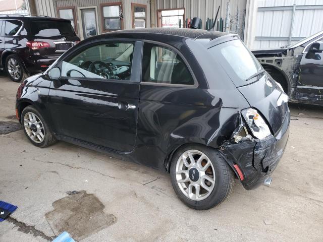 3C3CFFARXDT526466 - 2013 FIAT 500 POP BLACK photo 2