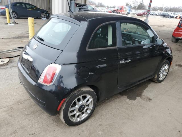 3C3CFFARXDT526466 - 2013 FIAT 500 POP BLACK photo 3