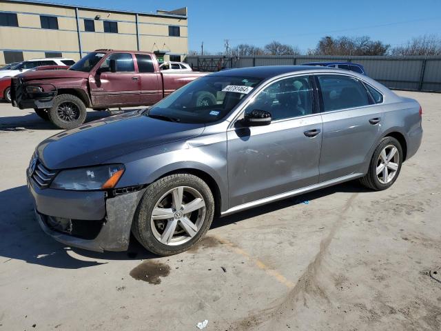 1VWBT7A35FC004681 - 2015 VOLKSWAGEN PASSAT SE GRAY photo 1