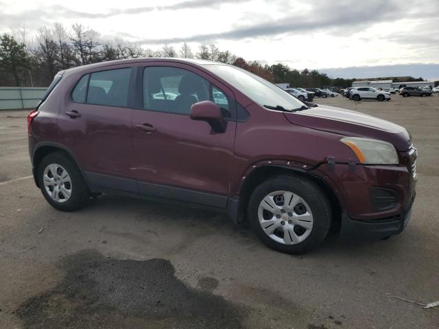 3GNCJKSB0GL265977 - 2016 CHEVROLET TRAX LT LS RED photo 4