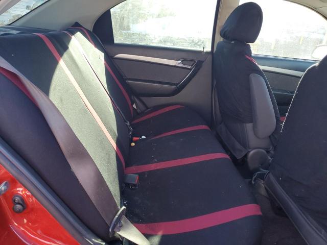 KL1TD5DEXBB127406 - 2011 CHEVROLET AVEO LS წითელი ფოტო 10