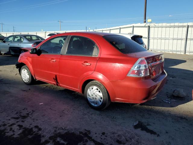 KL1TD5DEXBB127406 - 2011 CHEVROLET AVEO LS წითელი ფოტო 2