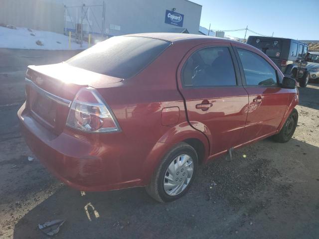 KL1TD5DEXBB127406 - 2011 CHEVROLET AVEO LS წითელი ფოტო 3
