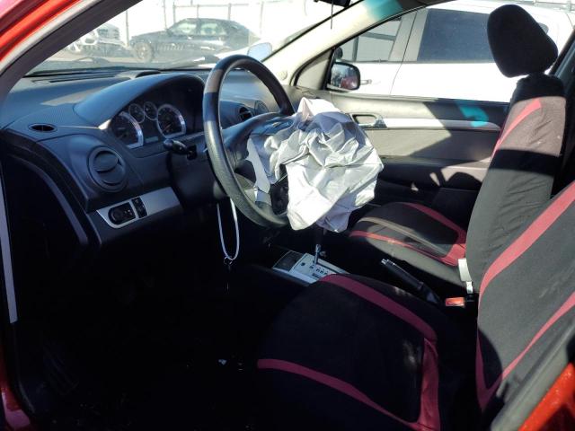 KL1TD5DEXBB127406 - 2011 CHEVROLET AVEO LS წითელი ფოტო 7