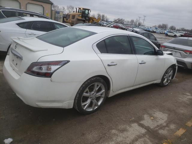 1N4AA5AP6CC830386 - 2012 NISSAN MAXIMA S WHITE photo 3