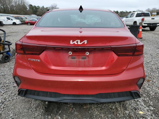 3KPF24AD4PE541888 - 2023 KIA FORTE LX RED photo 6