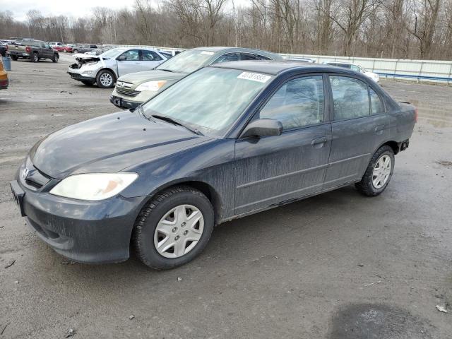 1HGES16365L025368 - 2005 HONDA CIVIC DX VP BLACK photo 1