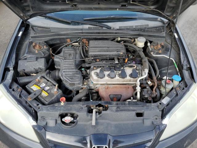 1HGES16365L025368 - 2005 HONDA CIVIC DX VP BLACK photo 11