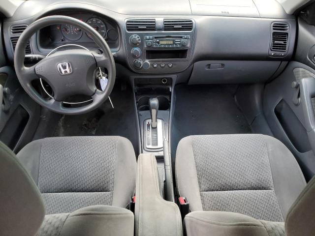 1HGES16365L025368 - 2005 HONDA CIVIC DX VP BLACK photo 8