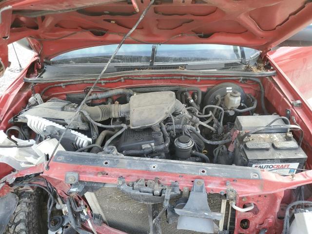 5TEUX4EN7AZ680666 - 2010 TOYOTA TACOMA ACCESS CAB 红色 照片 11