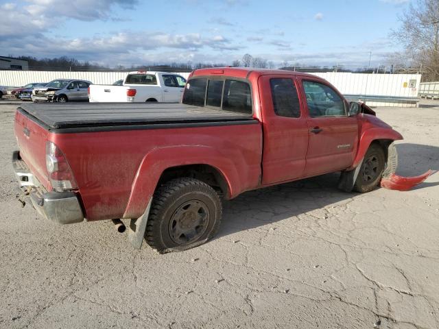 5TEUX4EN7AZ680666 - 2010 TOYOTA TACOMA ACCESS CAB RED photo 3