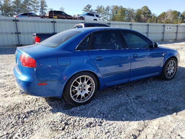 WAUGL78E26A196795 - 2006 AUDI S4 QUATTRO BLUE photo 3