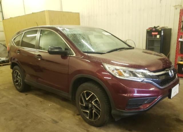 5J6RM4H4XGL058632 - 2016 HONDA CR-V SE BURGUNDY photo 4