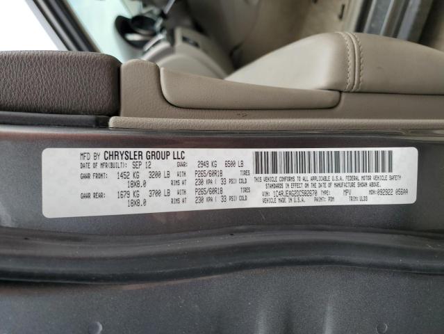 1C4RJEAG2DC582670 - 2013 JEEP GRAND CHER LAREDO Gri fotoğraf 13