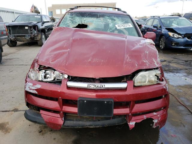 4S2DF58Y244600433 - 2004 ISUZU AXIOM XS Tünd qırmızı foto 5