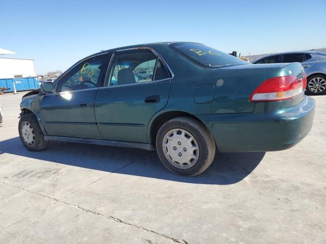 3HGCG56422G702160 - 2002 HONDA ACCORD LX GREEN photo 2