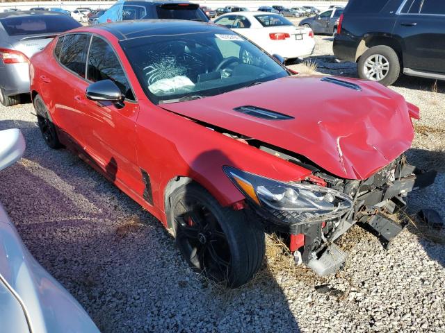 KNAE55LCXL6072526 - 2020 KIA STINGER GT2 RED photo 4