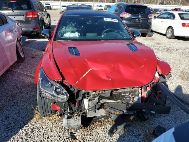 KNAE55LCXL6072526 - 2020 KIA STINGER GT2 RED photo 5