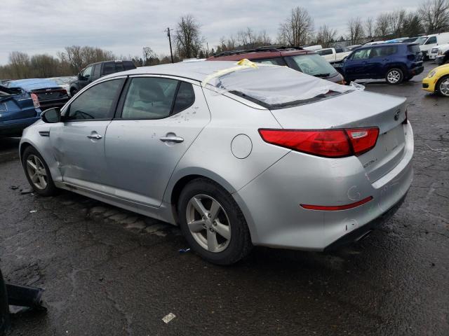 5XXGM4A75FG446013 - 2015 KIA OPTIMA LX SILVER photo 2