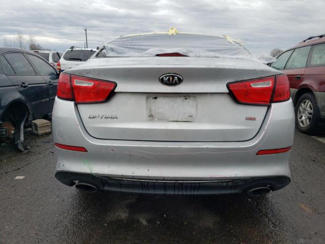 5XXGM4A75FG446013 - 2015 KIA OPTIMA LX SILVER photo 6