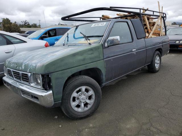 1N6SD16S1TC317944 - 1996 NISSAN TRUCK KING CAB SE GRAY photo 1