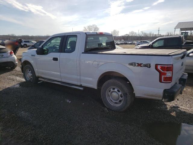 1FTEX1EP2LKE72867 - 2020 FORD F150 SUPER CAB WHITE photo 2