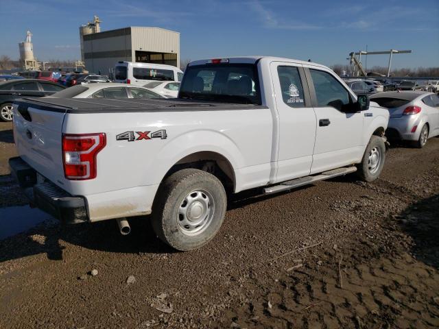 1FTEX1EP2LKE72867 - 2020 FORD F150 SUPER CAB WHITE photo 3