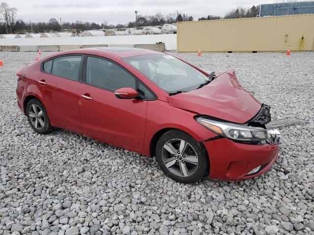 3KPFL4A73JE175016 - 2018 KIA FORTE LX MAROON photo 4