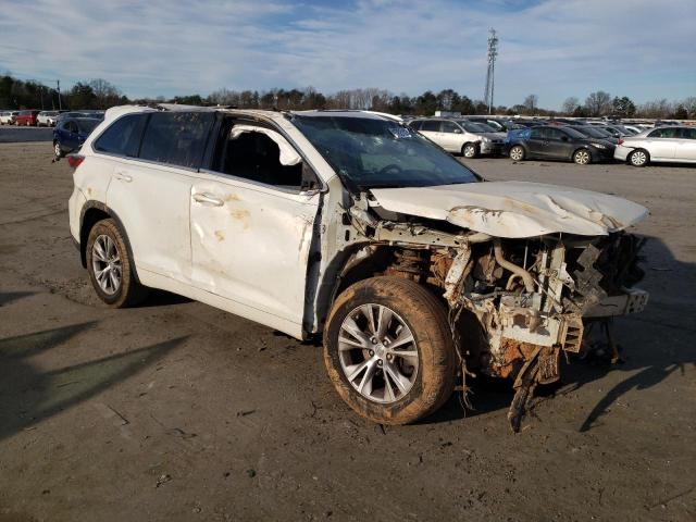 5TDJKRFHXFS106283 - 2015 TOYOTA HIGHLANDER XLE 白色 照片 4