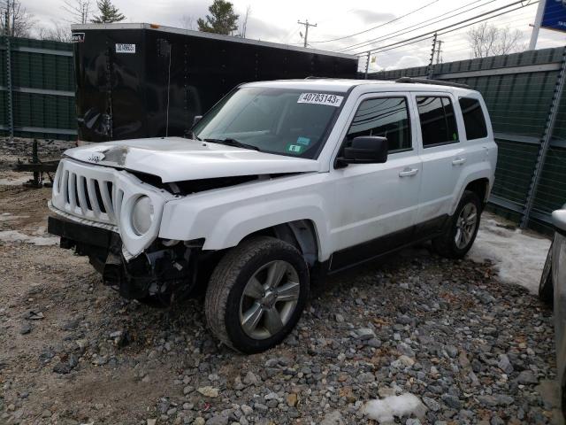 1C4NJRFB6ED728387 - 2014 JEEP PATRIOT LATITUDE WHITE photo 1