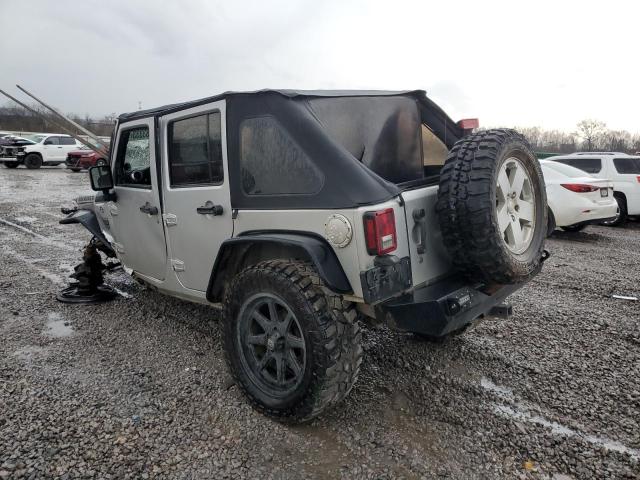 1J4BA5H15BL521842 - 2011 JEEP WRANGLER U SAHARA SILVER photo 2