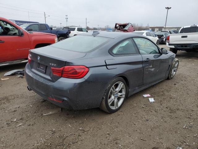 WBA4W5C55KAE49448 - 2019 BMW 430XI GRAY photo 3