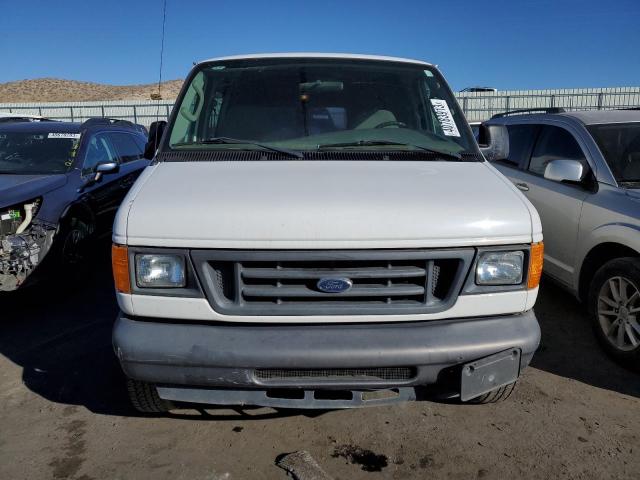 1FTRE14W96HB39759 - 2006 FORD ECONOLINE WHITE photo 5