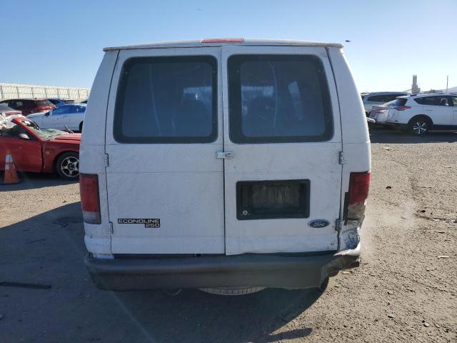 1FTRE14W96HB39759 - 2006 FORD ECONOLINE WHITE photo 6