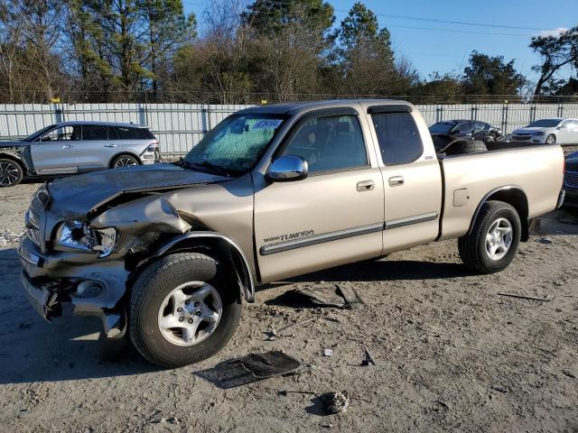 5TBRT34174S451912 - 2004 TOYOTA TUNDRA ACCESS CAB SR5 GOLD photo 1