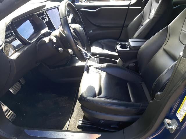 5YJSA1E22GF144201 - 2016 TESLA MODEL S Կապույտ լուսանկար 7