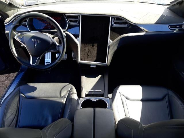 5YJSA1E22GF144201 - 2016 TESLA MODEL S Կապույտ լուսանկար 8