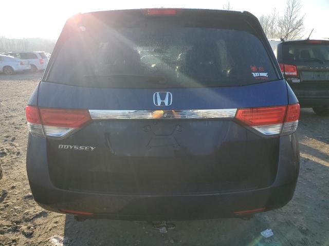 5FNRL5H66FB119122 - 2015 HONDA ODYSSEY EXL BLUE photo 6