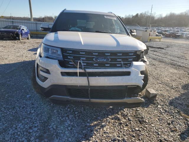 1FM5K8FH5HGB52799 - 2017 FORD EXPLORER LIMITED WHITE photo 5