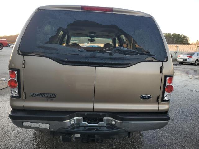 1FMNU40S5YEE14954 - 2000 FORD EXCURSION XLT TAN photo 6