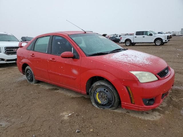 1FAHP38Z76W243951 - 2006 FORD FOCUS ZX4 ST RED photo 4