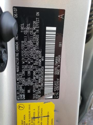 2T2HK31U58C065858 - 2008 LEXUS RX 350 SILVER photo 13