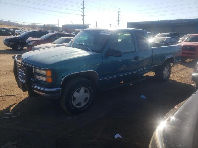 2GTEK19R8V1504279 - 1997 GMC SIERRA K1500 TEAL photo 1