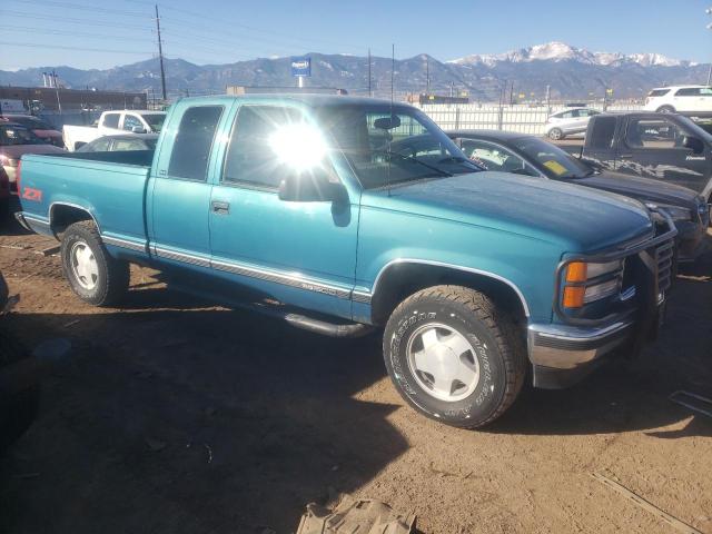 2GTEK19R8V1504279 - 1997 GMC SIERRA K1500 TEAL photo 4