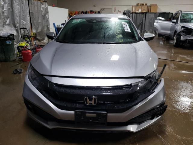 2HGFC2F81LH521207 - 2020 HONDA CIVIC SPORT SILVER photo 5