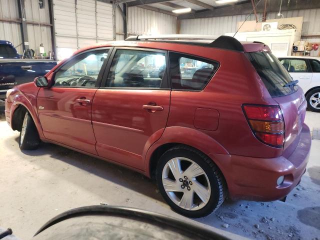 5Y2SL63835Z468201 - 2005 PONTIAC VIBE RED photo 2