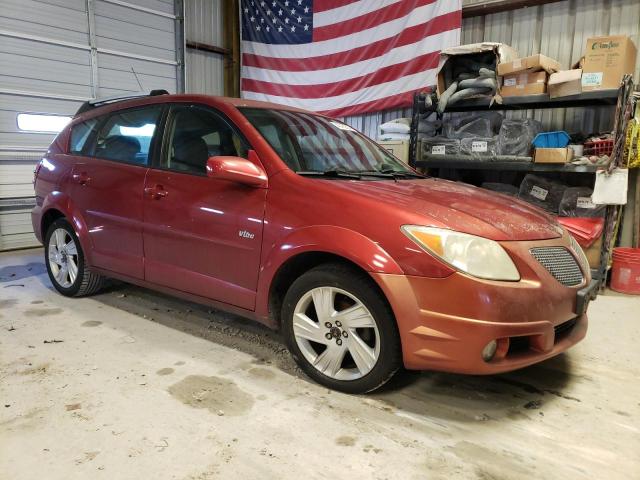 5Y2SL63835Z468201 - 2005 PONTIAC VIBE RED photo 4